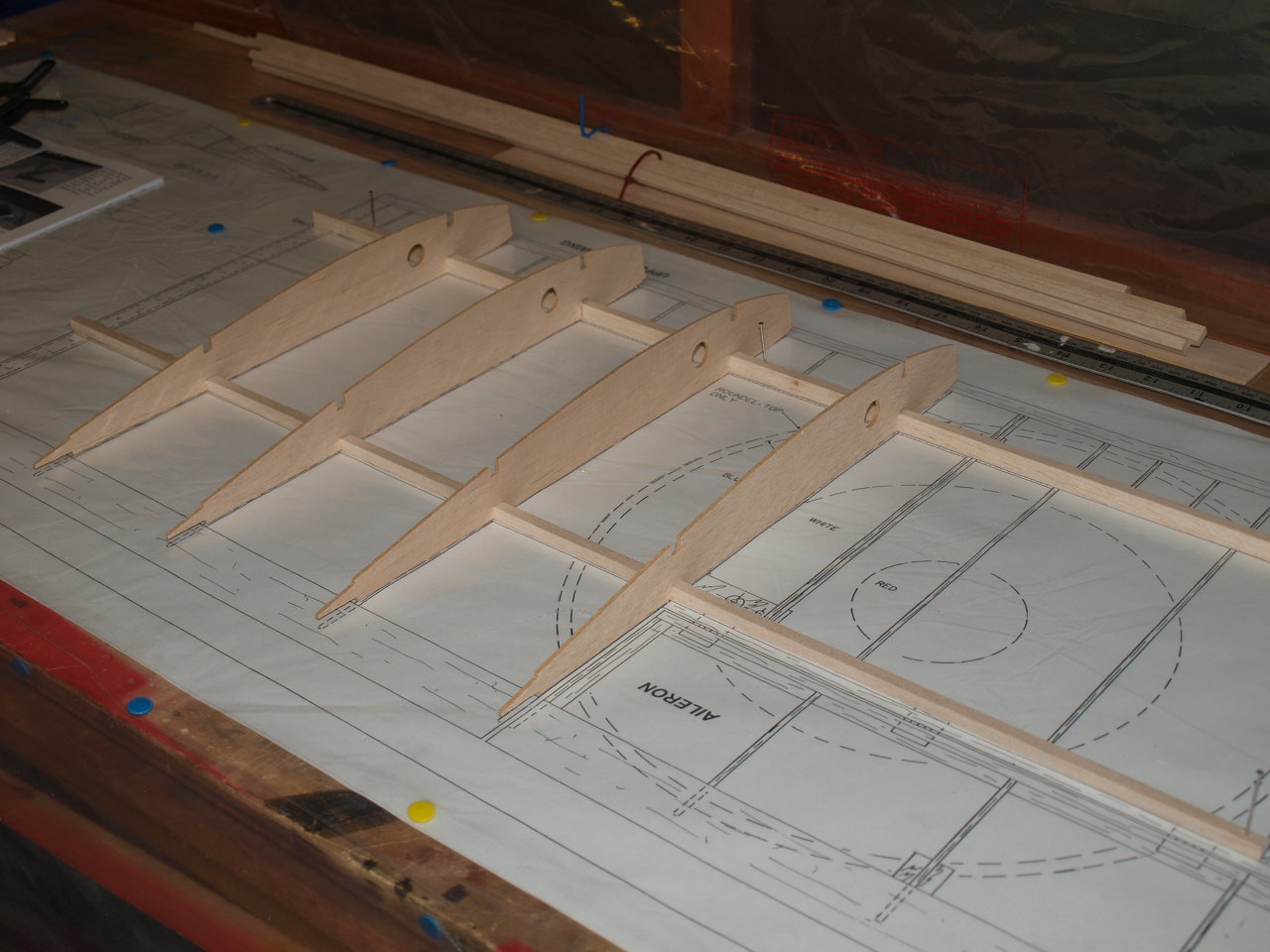 Balsa sales wing construction